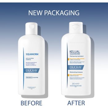 Ducray Kelual Squanorm Moisturizing Treatment Shampoo Dry Dandruff șampon pentru par uscat si cu matreata - imagine 3
